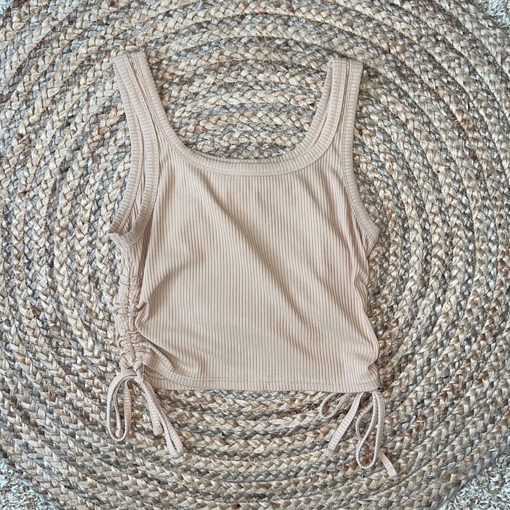 shein tie up tank